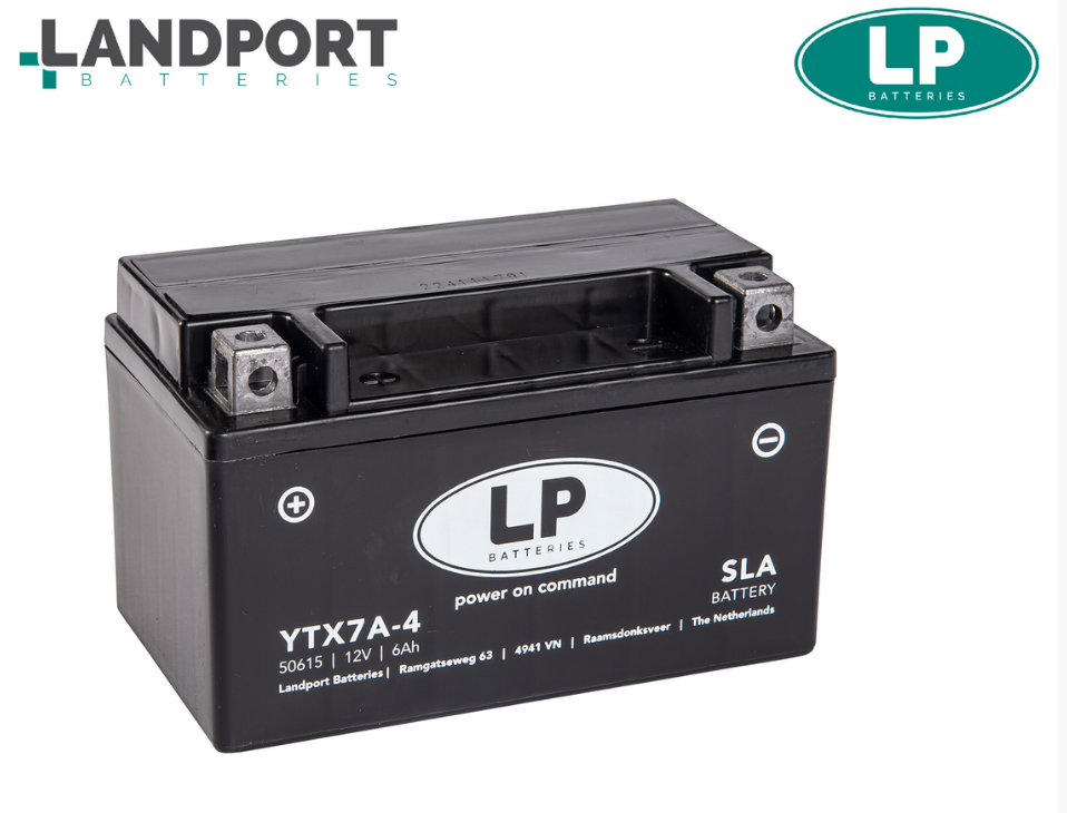 LP - LANDPORT   SLA AKÜ (MB LTX7A-4) / 6 A / KG: 2.52 / L: 150 / W: 87 / H: 93 / CCA: 105
