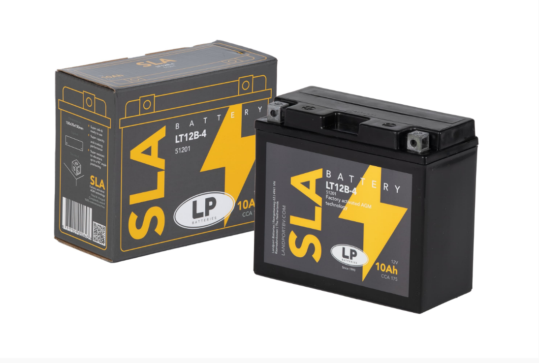 LP - LANDPORT   SLA AKÜ (MB LT12B-4) / 10 A / KG: 3.62 / L: 150 / W: 70 / H: 130 / CCA: 175   YT12B-SLA