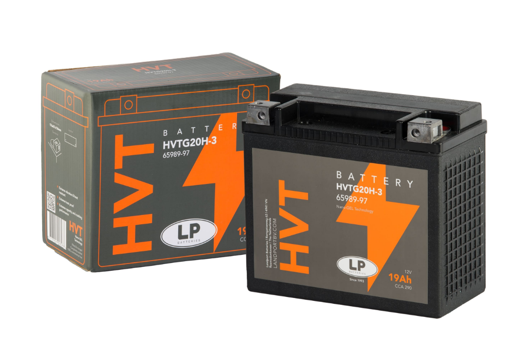 LP - LANDPORT   GEL AKÜ (MG HVTG30H-3) Harley D. / 30 A / KG: 9,83 / L: 166 / W: 130 / H: 175 / CCA: 430   GHD30HL-GEL