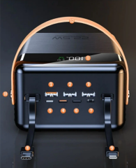 80.000 Mah Powerbank Dijital Göstergeli / 22.5W Hızlı Şarj / Işıklı /Taşınabilir Kamp Şarj Bataryası