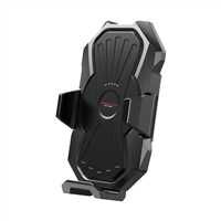 KNMASTER TT-880 Titreşim Önleyicili Motosiklet Telefon Tutucu