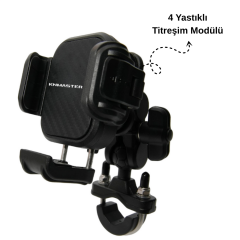 Knmaster TT-870 Titreşim Engelleyicili Tüm Motosikletlere Uyumlu Telefon Tutucu