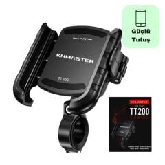 KNMASTER TT-860WU Kablosuz Şarjlı Tüm Motosikletlere Uyumlu Telefon Tutucu