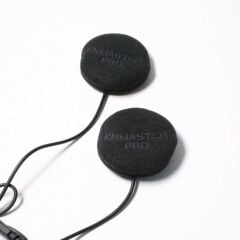 Knmaster KN2300PRO Motosiklet Kask İnterkom Bluetooth Intercom Kulaklık Seti SİYAH