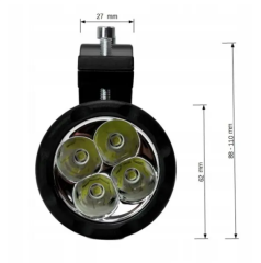 Knmaster Husky 20W Motosiklet Led Sis Farı