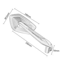 Uzun Ayak Evrensel Ayna Seti