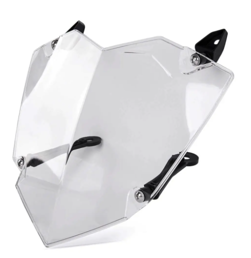 Bmw R 1200 GS Ön Far Koruma Geniş Model Şeffaf Pleksi