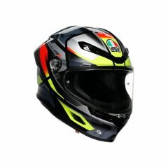 AGV KASK/K6 S MPLK ERAZER BLACK/RED YELLOW FLUO M0186