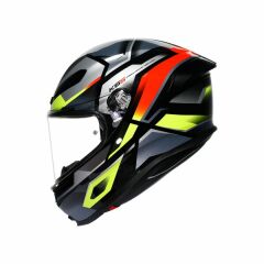 AGV KASK/K6 S MPLK ERAZER BLACK/RED YELLOW FLUO M0186