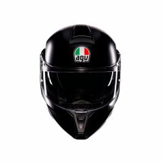 AGV KASK/STREETMODULAR MONO MATT BLACK ÇENE AÇILIR