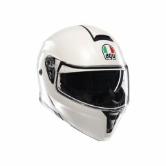 AGV KASK/STREETMODULAR MONO MATT MATERIA WHITE ÇENE AÇILIR
