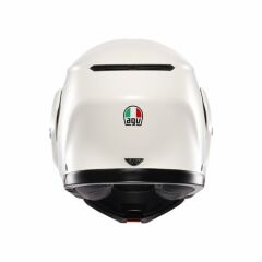 AGV KASK/STREETMODULAR MONO MATT MATERIA WHITE ÇENE AÇILIR